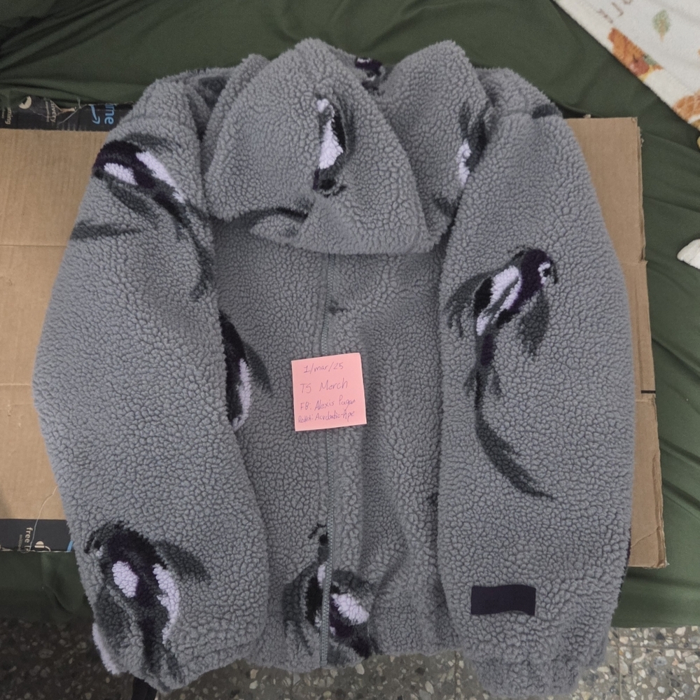 Taylor Swift Speak Now Grey Koi Sherpa